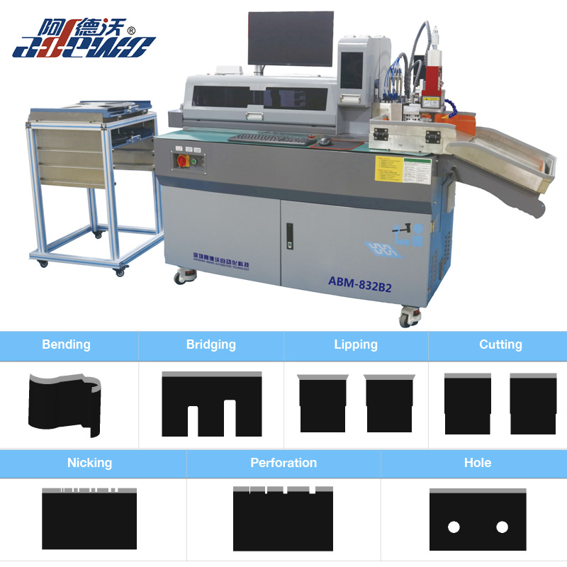 Máquina dobladora automática de tableros de fabricación de troqueles corrugados