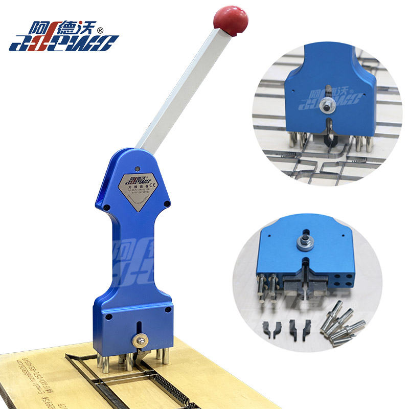 Extractor de reglas de acero con troquel de corte