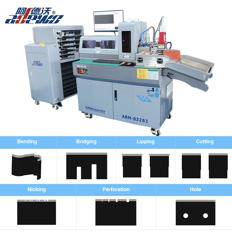 Cajas de embalaje Regla de acero Auto Bender Machine