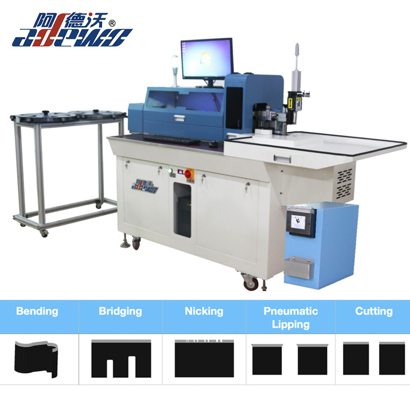 Máquina dobladora automática de regla de acero con troqueles rotativos