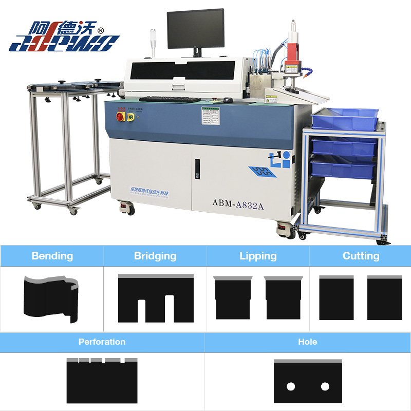 Máquina dobladora automática para moldes de termoformado troqueles